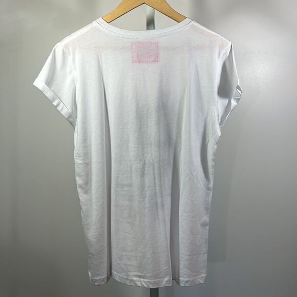 ETOILE Women’s Mother Graphic Short Sleeve Tee Shirt White Size Large - Picture 8 of 10
